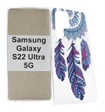 billigamobilskydd.se TPU-Designkotelo Samsung Galaxy S22 Ultra 5G