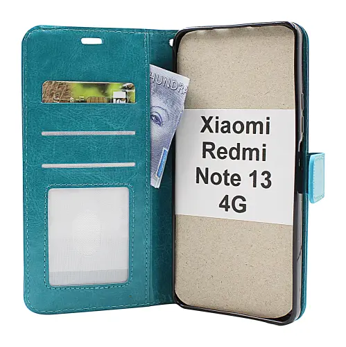 billigamobilskydd.se Crazy Horse Lompakko Xiaomi Redmi Note 13 4G