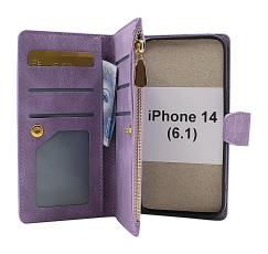 billigamobilskydd.se XL Standcase Luksuskotelo puhelimeen iPhone 14 (6.1)