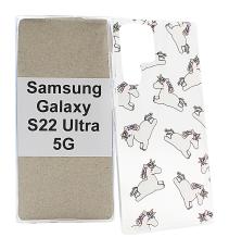 billigamobilskydd.se TPU-Designkotelo Samsung Galaxy S22 Ultra 5G