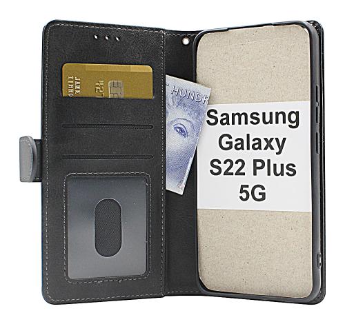 billigamobilskydd.se Zipper Standcase Wallet Samsung Galaxy S22 Plus 5G
