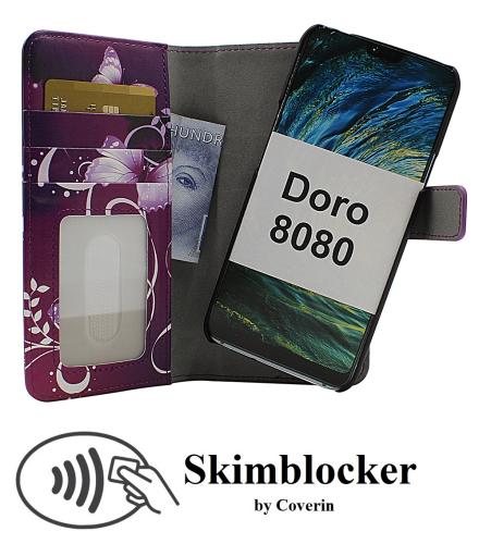 Coverin Skimblocker Design Magneettilompakko Doro 8080