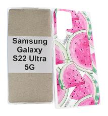 billigamobilskydd.se TPU-Designkotelo Samsung Galaxy S22 Ultra 5G