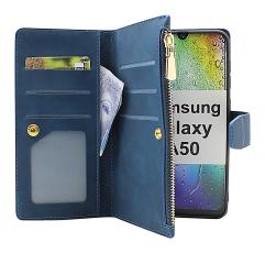 billigamobilskydd.se XL Standcase Luksuskotelo puhelimeen Samsung Galaxy A50 (A505FN/DS)