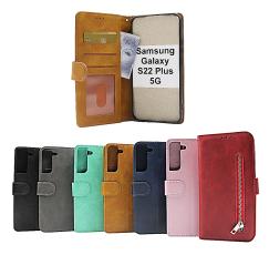 billigamobilskydd.se Zipper Standcase Wallet Samsung Galaxy S22 Plus 5G