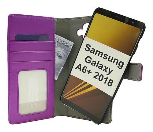 Coverin Skimblocker Magneettilompakko Samsung Galaxy A6+ 2018 (A605FN/DS)