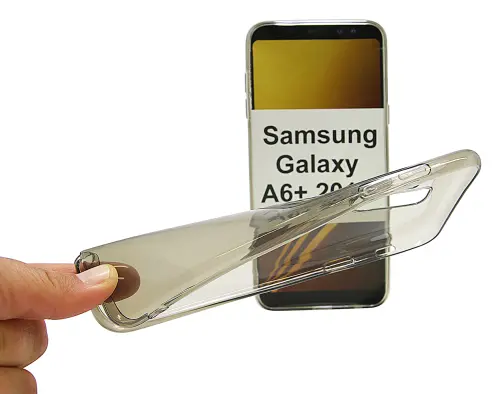 billigamobilskydd.se Ultra Thin TPU Kotelo Samsung Galaxy A6+ / A6 Plus 2018 (A605FN/DS)