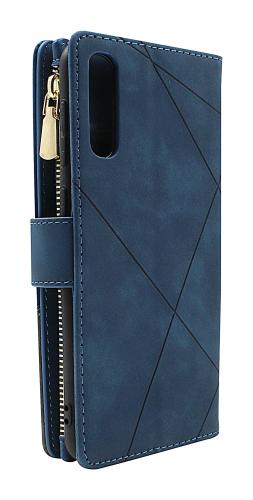 billigamobilskydd.se XL Standcase Luksuskotelo puhelimeen Samsung Galaxy A50 (A505FN/DS)