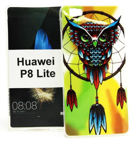 billigamobilskydd.se TPU-Designkotelo Huawei P8 Lite