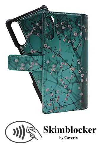Coverin Skimblocker Design Magneettilompakko Sony Xperia L4