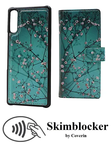 Coverin Skimblocker Design Magneettilompakko Sony Xperia L4