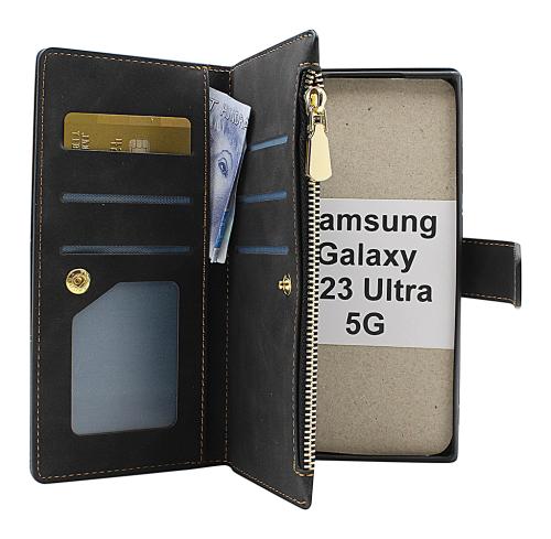 billigamobilskydd.se XL Standcase Luksuskotelo puhelimeen Samsung Galaxy S23 Ultra 5G