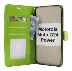 Coverin Crazy Horse Lompakko Motorola Moto G24 Power