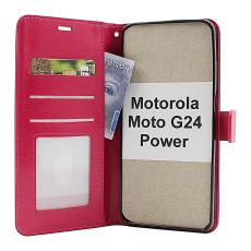 billigamobilskydd.se Crazy Horse Lompakko Motorola Moto G24 Power