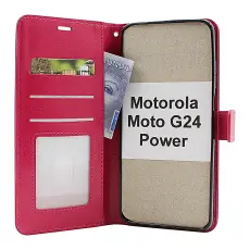 billigamobilskydd.se Crazy Horse Lompakko Motorola Moto G24 Power