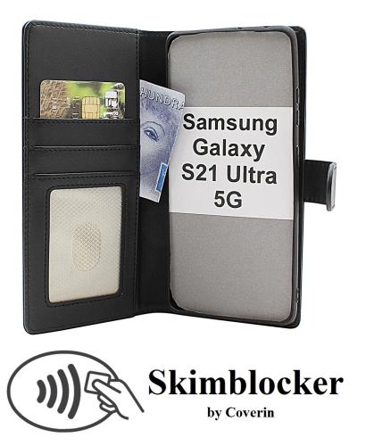 Coverin Skimblocker Samsung Galaxy S21 Ultra 5G Magneetti Puhelimen Kuoret