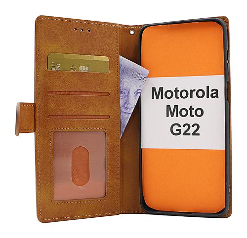 billigamobilskydd.se Zipper Standcase Wallet Motorola Moto G22