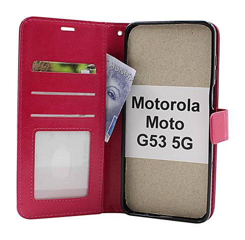 billigamobilskydd.se Crazy Horse Lompakko Motorola Moto G53 5G