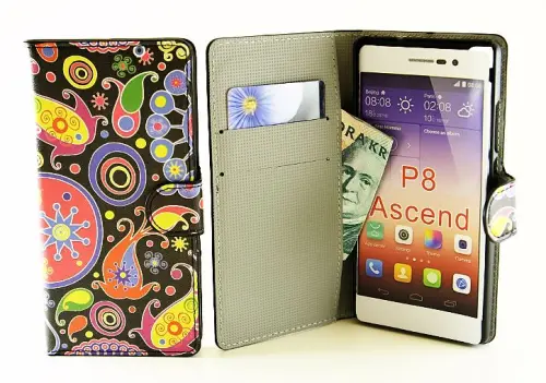 billigamobilskydd.se Jalusta Lompakkokotelo Huawei P8