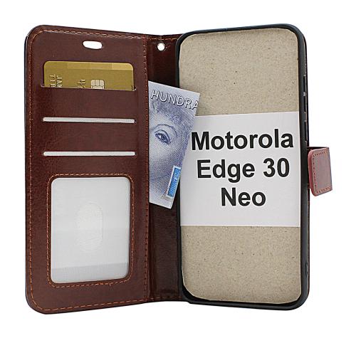billigamobilskydd.se Crazy Horse Lompakko Motorola Edge 30 Neo 5G
