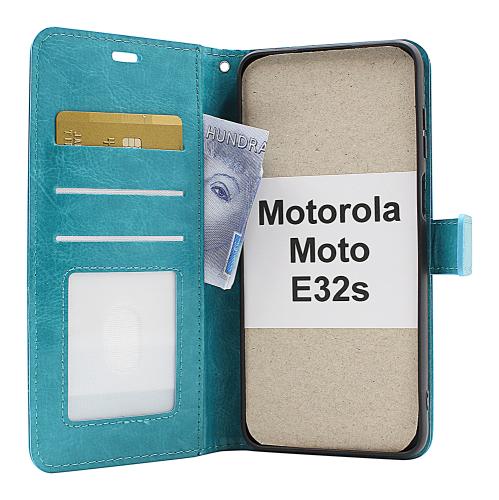 billigamobilskydd.se Crazy Horse Lompakko Motorola Moto E32s