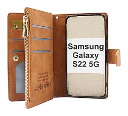 billigamobilskydd.se XL Standcase Luksuskotelo puhelimeen Samsung Galaxy S22 5G