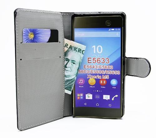 billigamobilskydd.se Kuviolompakko Sony Xperia M5 (E5603)