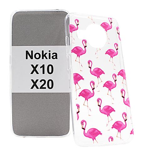 billigamobilskydd.se TPU-Designkotelo Nokia X10 / Nokia X20