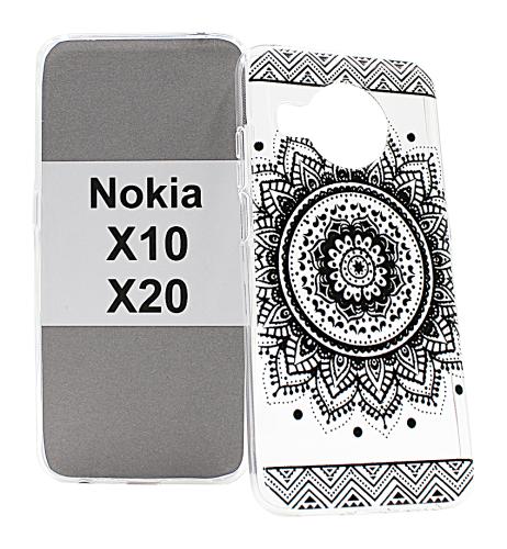 billigamobilskydd.se TPU-Designkotelo Nokia X10 / Nokia X20