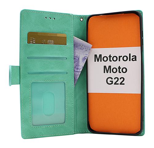 billigamobilskydd.se Zipper Standcase Wallet Motorola Moto G22