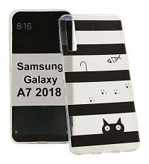 billigamobilskydd.se TPU-Designkotelo Samsung Galaxy A7 2018 (A750FN/DS)