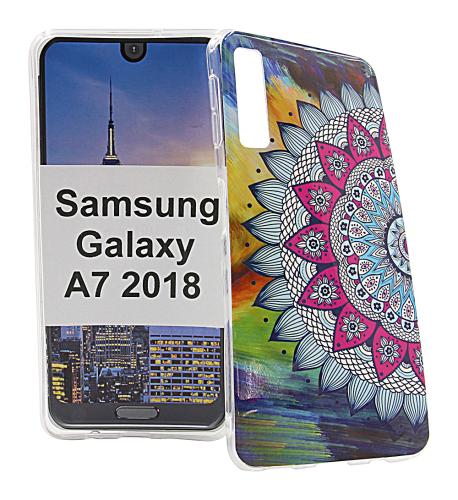 billigamobilskydd.se TPU-Designkotelo Samsung Galaxy A7 2018 (A750FN/DS)