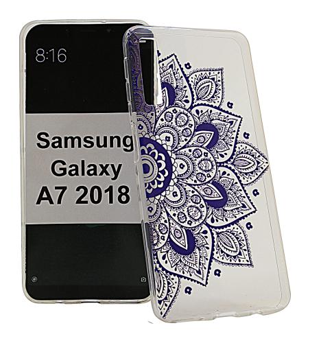 billigamobilskydd.se TPU-Designkotelo Samsung Galaxy A7 2018 (A750FN/DS)