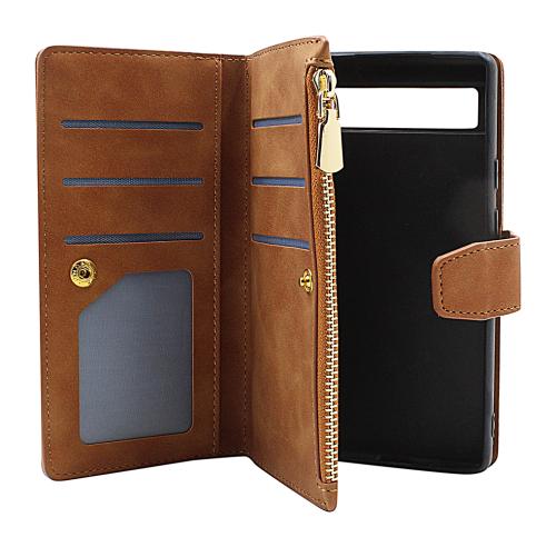 billigamobilskydd.se XL Standcase Luksuskotelo puhelimeen Google Pixel 6a 5G