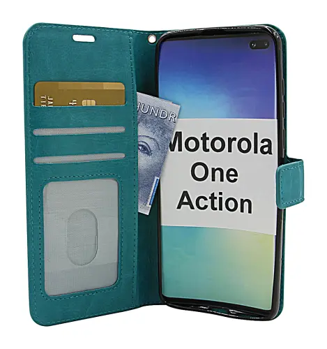 billigamobilskydd.se Crazy Horse Lompakko Motorola One Action