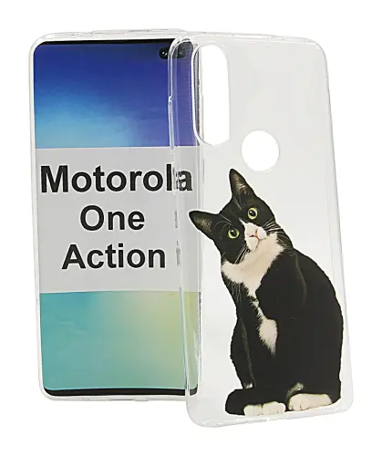 billigamobilskydd.se TPU-Designkotelo Motorola One Action
