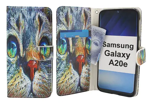 billigamobilskydd.se Kuviolompakko Samsung Galaxy A20e (A202F/DS)