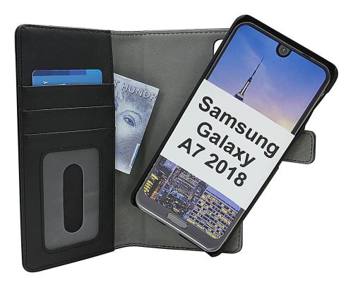 Coverin Skimblocker Magneettikotelo Samsung Galaxy A7 2018 (A750FN/DS)