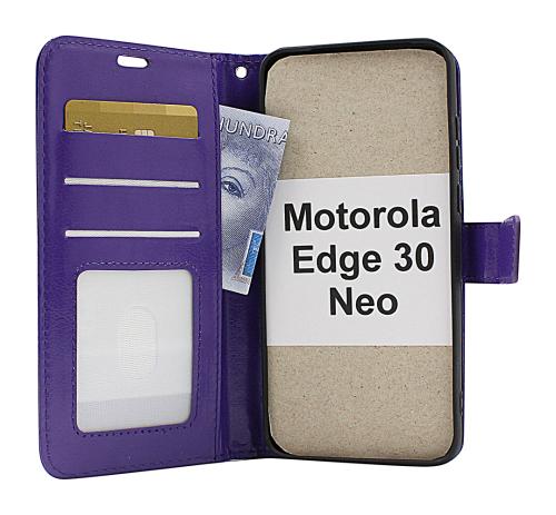 billigamobilskydd.se Crazy Horse Lompakko Motorola Edge 30 Neo 5G