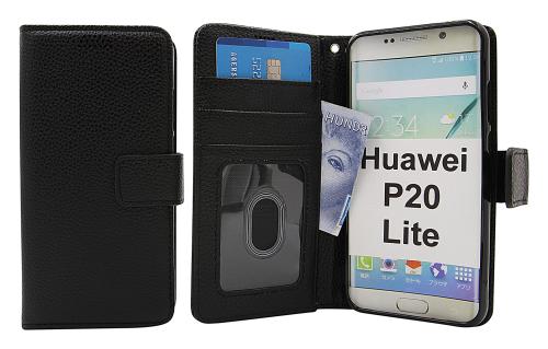 billigamobilskydd.se New Jalusta Lompakkokotelo Huawei P20 Lite (ANE-LX1)