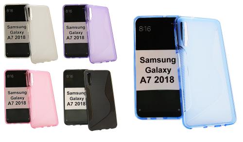 billigamobilskydd.se S-Line TPU-muovikotelo Samsung Galaxy A7 2018 (A750FN/DS)