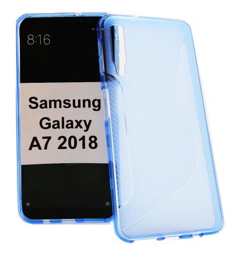 billigamobilskydd.se S-Line TPU-muovikotelo Samsung Galaxy A7 2018 (A750FN/DS)