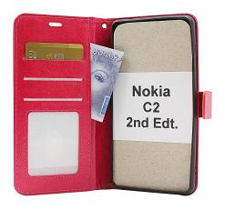 billigamobilskydd.se Crazy Horse Lompakko Nokia C2 2nd Edition