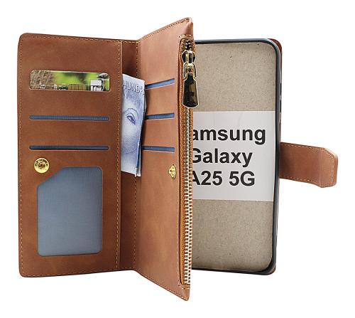 billigamobilskydd.se XL Standcase Luksuskotelo puhelimeen Samsung Galaxy A25 5G (SM-A256B/DS)