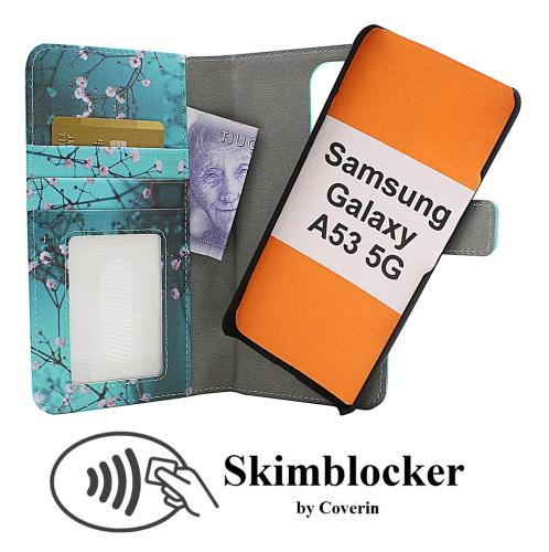 Coverin Skimblocker Design Magneettilompakko Samsung Galaxy A53 5G