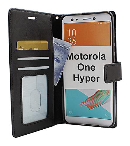 billigamobilskydd.se Crazy Horse Lompakko Motorola One Hyper