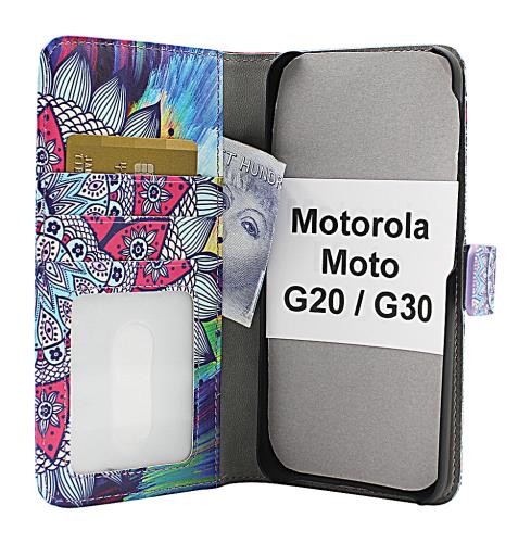 Coverin Skimblocker Design Magneettilompakko Motorola Moto G20 / Moto G30