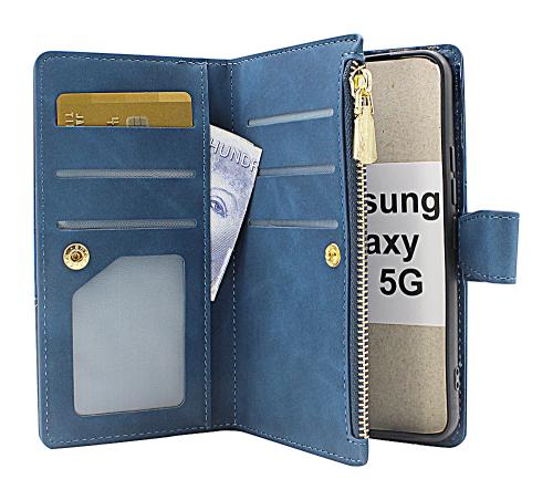 billigamobilskydd.se XL Standcase Luksuskotelo puhelimeen Samsung Galaxy S22 5G