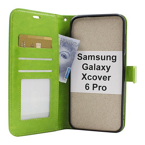 billigamobilskydd.se Crazy Horse Lompakko Samsung Galaxy XCover6 Pro 5G