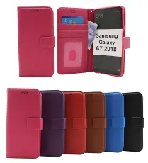 billigamobilskydd.se New Jalusta Lompakkokotelo Samsung Galaxy A7 2018 (A750FN/DS)